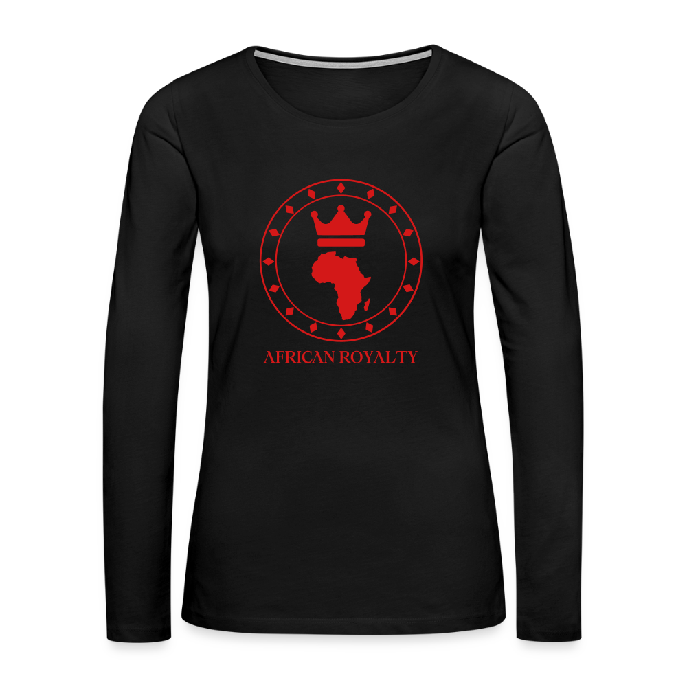 Women's Premium Long Sleeve T-Shirt - black