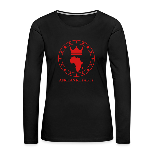 Women's Premium Long Sleeve T-Shirt - black