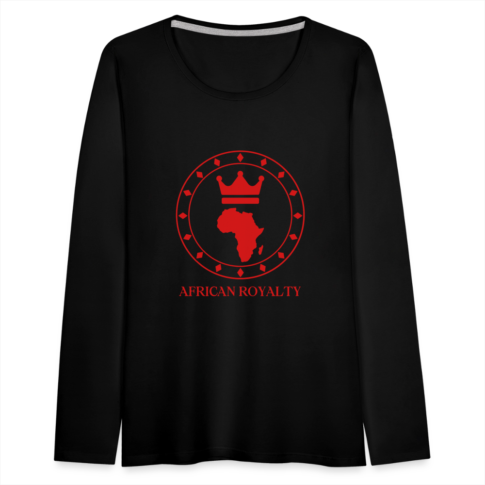 Women's Premium Long Sleeve T-Shirt - black
