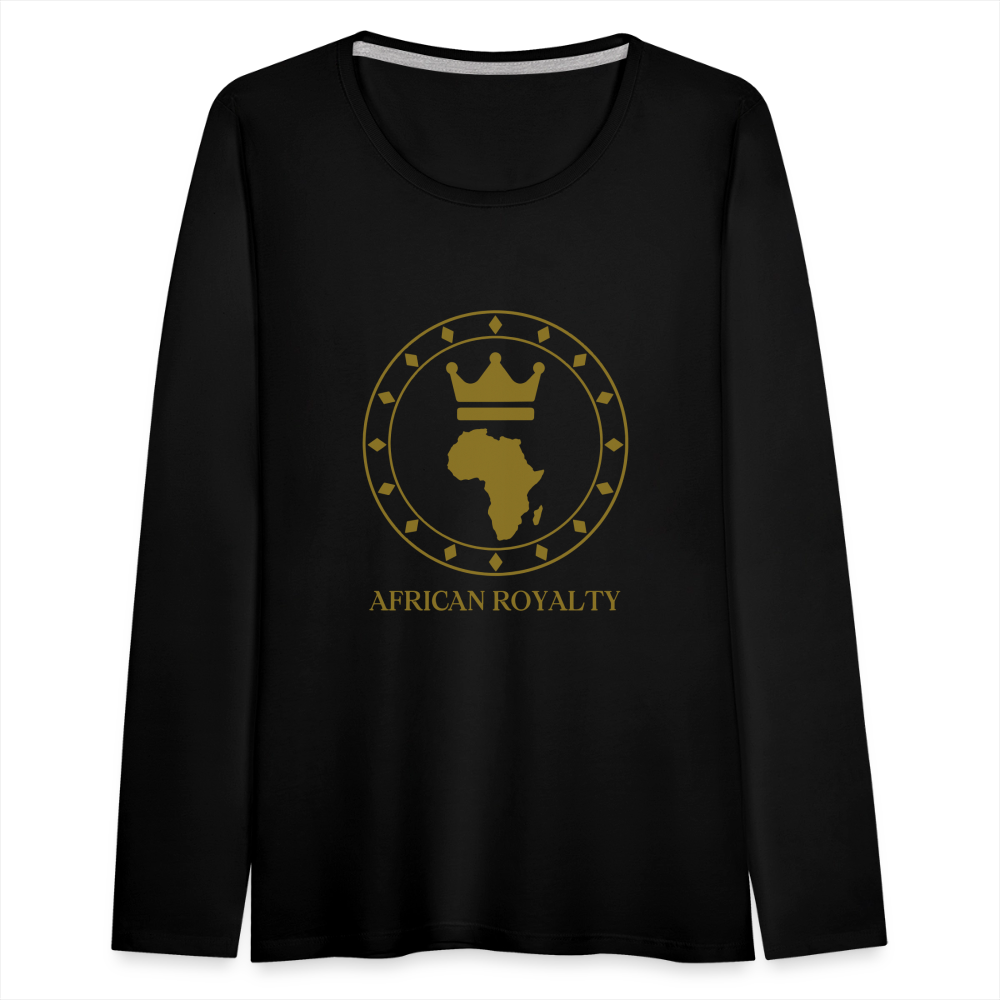 Women's Premium Long Sleeve T-Shirt - black
