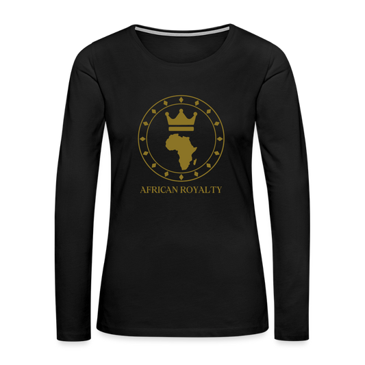 Women's Premium Long Sleeve T-Shirt - black