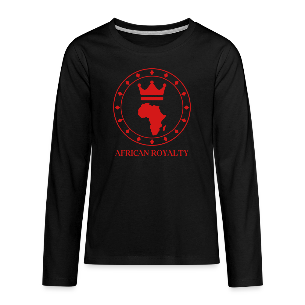 Kids' Premium Long Sleeve T-Shirt - black
