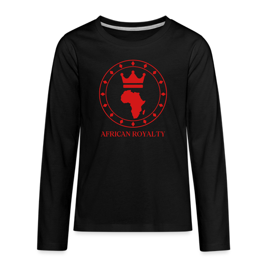 Kids' Premium Long Sleeve T-Shirt - black