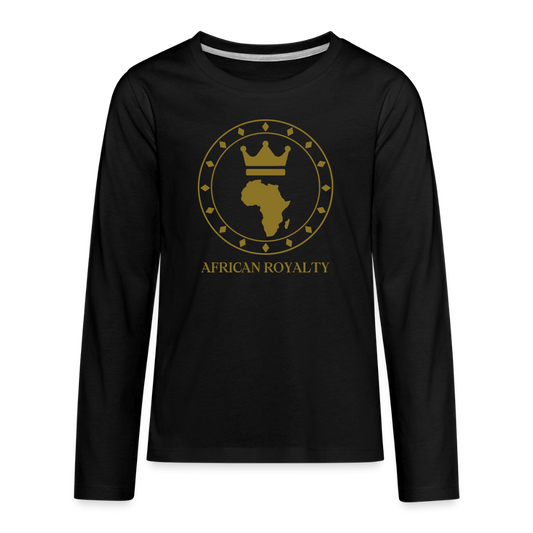 Kids' Premium Long Sleeve T-Shirt - black