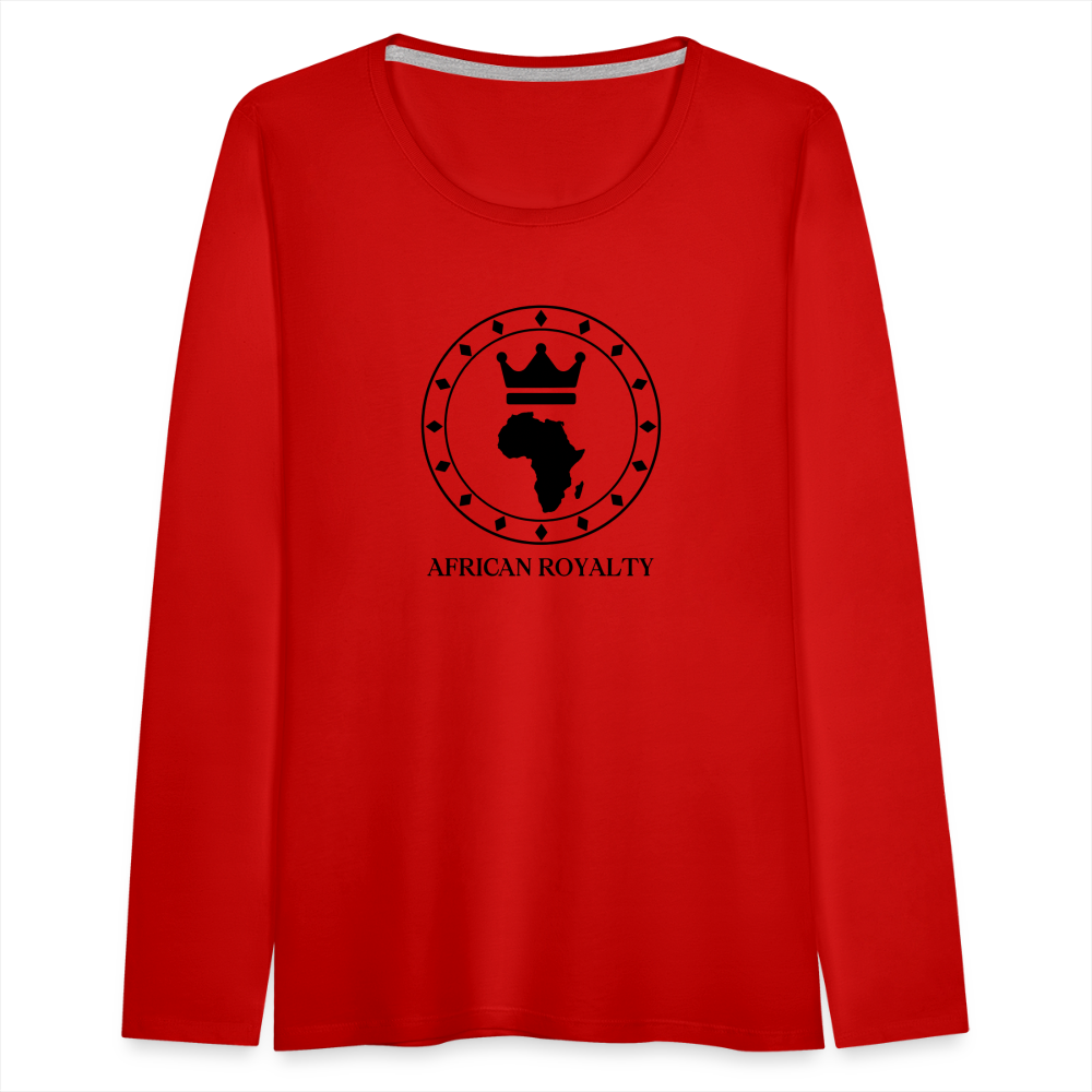 Women's Premium Long Sleeve T-Shirt - red