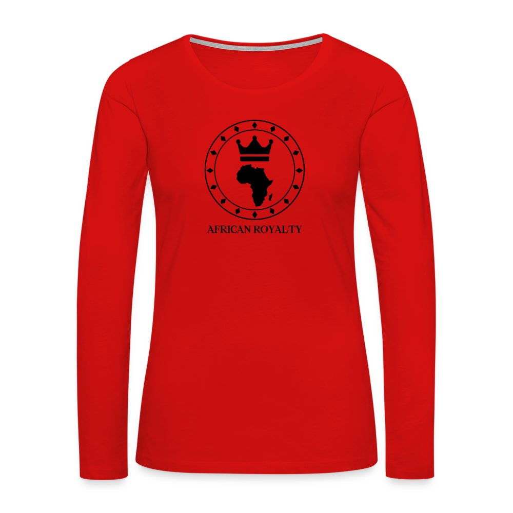 Women's Premium Long Sleeve T-Shirt - red