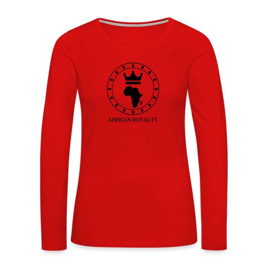 Women's Premium Long Sleeve T-Shirt - red