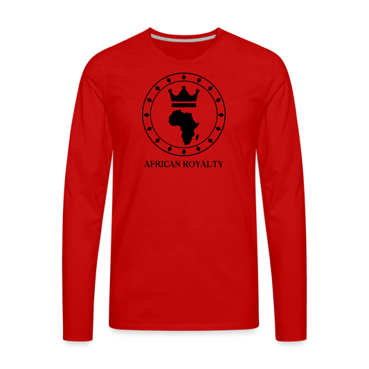 Men's Premium Long Sleeve T-Shirt - red