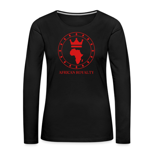 Women's Premium Long Sleeve T-Shirt - black