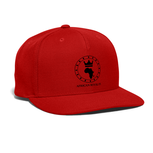 Snapback Baseball Cap - red